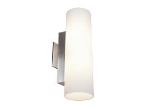 Access TaboWall/Vanity Fixtures in Brushed Steel, Opal Glass - 50184-BS-OPL Access TaboWall/Vanity Fixtures in Brushed Steel, Opal Glass - 50184-BS-OPL