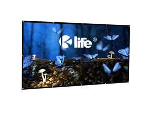 100 Inch Projector Screen, HD 16:9 Portable Foldable Indoor Outdoor Movie Screen, 2 lbs Only 100 Inch Projector Screen, HD 16:9 Portable Foldable Indoor Outdoor Movie Screen, 2 lbs Only