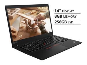 Lenovo Thinkpad T490s 14" Full HD FHD (1920x1080) IPS Anti-Glare Business Laptop (Intel Quad-Core i7-8565U, 8GB DDR4 RAM, 256GB PCIe SSD) Backlit, Type-C, Thunderbolt, Fingerprint, Windows 10 Pro 64 Lenovo Thinkpad T490s 14" Full HD FHD (1920x1080) IPS Anti-Glare Business Laptop (Intel Quad-Core i7-8565U, 8GB DDR4 RAM, 256GB PCIe SSD) Backlit, Type-C, Thunderbolt, Fingerprint, Windows 10 Pro 64
