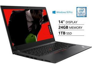 2019 Lenovo ThinkPad T480S 14" IPS Full HD (1920x1080) Business Laptop (Intel Core i5-8250U, 24GB DDR4 RAM, 1TB PCIe NVMe M.2 SSD) Backlit, Fingerprint, Thunderbolt, Type-C, RJ-45, Windows 10 Pro 2019 Lenovo ThinkPad T480S 14" IPS Full HD (1920x1080) Business Laptop (Intel Core i5-8250U, 24GB DDR4 RAM, 1TB PCIe NVMe M.2 SSD) Backlit, Fingerprint, Thunderbolt, Type-C, RJ-45, Windows 10 Pro