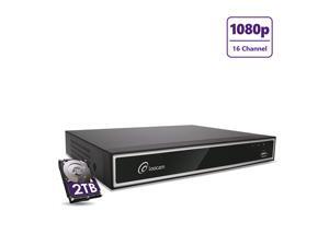 Loocam Full 1080p HD 16Channel Security DVR Recorder, H.264 Hybrid 4-in-1 TVI DVR Surveillance System(Analog/AHD/TVI/CVI),Motion Detection,Mobile Remote Control,Email Alarm,with 2TB HDD Loocam Full 1080p HD 16Channel Security DVR Recorder, H.264 Hybrid 4-in-1 TVI DVR Surveillance System(Analog/AHD/TVI/CVI),Motion Detection,Mobile Remote Control,Email Alarm,with 2TB HDD