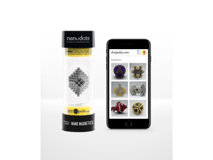 Nanodots 216 Electroplated Magnetic Constructors BLACK Nanodots 216 Electroplated Magnetic Constructors BLACK