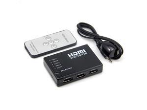 5 Ways HDMI Video Switch Switcher Box 5 in 1 out with Remote for PS3/4 Xbox PC HDTV 1080P 5 Ways HDMI Video Switch Switcher Box 5 in 1 out with Remote for PS3/4 Xbox PC HDTV 1080P