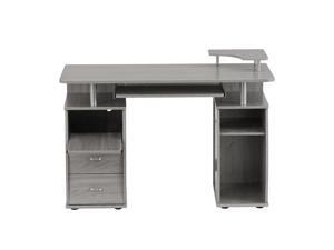Techni Mobili Complete Computer Workstation Desk With Storage, Gray Techni Mobili Complete Computer Workstation Desk With Storage, Gray