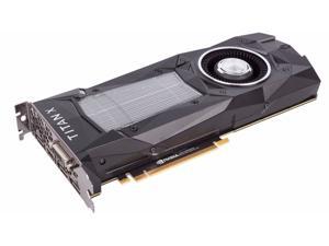 NVIDIA GeForce Titan X (Pascal) (900-1G611-2500-000) 12GB 384-Bit GDDR5X PCI Express 3.0 HDCP Ready SLI Support Video Card NVIDIA GeForce Titan X (Pascal) (900-1G611-2500-000) 12GB 384-Bit GDDR5X PCI Express 3.0 HDCP Ready SLI Support Video Card