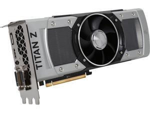 EVGA GeForce GTX TITAN Z DirectX 12 (feature level 11_0) 12GB 768-Bit GDDR5 PCI Express 3.0 SLI Support Video Card EVGA GeForce GTX TITAN Z DirectX 12 (feature level 11_0) 12GB 768-Bit GDDR5 PCI Express 3.0 SLI Support Video Card