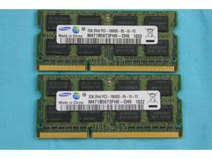 SAMSUNG 4GB KIT 2 X 2GB DDR3-1333MHZ RAM SODIMM NON-ECC LAPTOP MEMORY M471B5673FH0-CH9 SAMSUNG 4GB KIT 2 X 2GB DDR3-1333MHZ RAM SODIMM NON-ECC LAPTOP MEMORY M471B5673FH0-CH9
