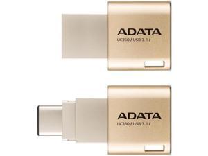 Genuine ADATA UC350 64GB Type-C OTG USB 3.1(Gen 1) Flash Drive Metal Gold Genuine ADATA UC350 64GB Type-C OTG USB 3.1(Gen 1) Flash Drive Metal Gold