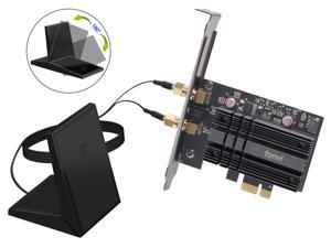 fenvi FV-AX3000 Wifi 6 3000Mbps PCIe Wireless Wifi Adapter Intel AX200 Wi-fi Network Card Bluetooth 5.0 For PC, IEEE 802.11ax/ac, Dual Band 2.4Ghz/5Ghz, MU-MIMO, Windows 10, PCI Express Magnet Antenna fenvi FV-AX3000 Wifi 6 3000Mbps PCIe Wireless Wifi Adapter Intel AX200 Wi-fi Network Card Bluetooth 5.0 For PC, IEEE 802.11ax/ac, Dual Band 2.4Ghz/5Ghz, MU-MIMO, Windows 10, PCI Express Magnet Antenna