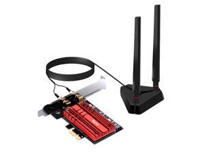 Fenvi PCI-e WiFi 6 Network Card AX3000Mbps Bluetooth 5.1 Wlan Adapter - Wireless PCI Express Wi-Fi Adapters 802.11AX AX200 2.4GHz/5GHz Dual Band Antenna Network Card for Windows 10 Fenvi PCI-e WiFi 6 Network Card AX3000Mbps Bluetooth 5.1 Wlan Adapter - Wireless PCI Express Wi-Fi Adapters 802.11AX AX200 2.4GHz/5GHz Dual Band Antenna Network Card for Windows 10