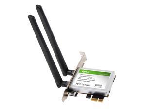 Fenvi FV8303 Wireless N600 Desktop PCI Express Wi-Fi Adapter Bluetooth 4.0, Up to 600Mbps Data Rates, Dual Band 2.4GHz-300Mbps /5GHz-300Mbps, IEEE 802.11a/b/g/n, 2 x 6dbi External Antennas For PC Fenvi FV8303 Wireless N600 Desktop PCI Express Wi-Fi Adapter Bluetooth 4.0, Up to 600Mbps Data Rates, Dual Band 2.4GHz-300Mbps /5GHz-300Mbps, IEEE 802.11a/b/g/n, 2 x 6dbi External Antennas For PC