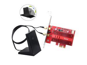 Fenvi FV-2030T Desktop AC2030 Wireless Dual Band PCI Express Wifi Adapter Bluetooth 5.0, Speed up to 1730Mbps, 2.4Ghz/5Ghz, IEEE 802.11ac, Support MU-MIMO, Support Windows 10, With Intel 9260 Card Fenvi FV-2030T Desktop AC2030 Wireless Dual Band PCI Express Wifi Adapter Bluetooth 5.0, Speed up to 1730Mbps, 2.4Ghz/5Ghz, IEEE 802.11ac, Support MU-MIMO, Support Windows 10, With Intel 9260 Card