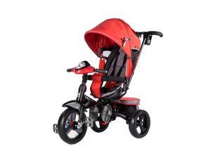 Evezo 302A 4-in-1 Parent Push Tricycle for Kids, Reclining Trike, Convertible Evezo 302A 4-in-1 Parent Push Tricycle for Kids, Reclining Trike, Convertible