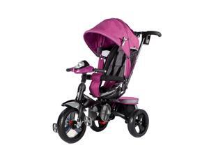 Evezo 302A 4-in-1 Parent Push Tricycle for Kids, Reclining Trike, Convertible Evezo 302A 4-in-1 Parent Push Tricycle for Kids, Reclining Trike, Convertible
