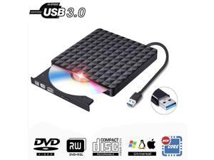 ESTONE Diamond Pattern External CD DVD Drive, USB 3.0 Optical DVD Burner RW Player CD Row Rewriter Portable for MacBook OS Windows PC -Black ESTONE Diamond Pattern External CD DVD Drive, USB 3.0 Optical DVD Burner RW Player CD Row Rewriter Portable for MacBook OS Windows PC -Black
