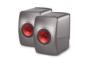 KEF LS50W Wireless Powered Music System with Wireless HiFi Speakers - Titanium Grey KEF LS50W Wireless Powered Music System with Wireless HiFi Speakers - Titanium Grey