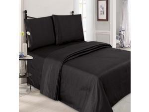 Embossed Checkered Microfiber Sheet Set - King Embossed Checkered Microfiber Sheet Set - King