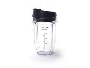 Ninja Blender 18 Oz Ounce Small Single-Serve Cup with Sip N' Seal Lid Generic replacement for NutriNinja Auto-iQ Ninja Blender 18 Oz Ounce Small Single-Serve Cup with Sip N' Seal Lid Generic replacement for NutriNinja Auto-iQ