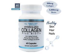 Beaver Brook Collagen Anti-Aging Formula Capsules Collagen 900mg + 5000 mcg Biotin - 60 Capsules Beaver Brook Collagen Anti-Aging Formula Capsules Collagen 900mg + 5000 mcg Biotin - 60 Capsules