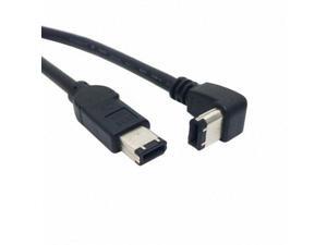 Cablecc IEEE 1394 1394a Firewire 400 6pin 90 Degree Down Right Angled to 6pin straight Data Video Cable 80cm Cablecc IEEE 1394 1394a Firewire 400 6pin 90 Degree Down Right Angled to 6pin straight Data Video Cable 80cm
