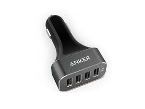Anker 48W 4-Port USB Car Charger, PowerDrive 4 for iPhone X/ 8/ 7 / 6s / Plus, iPad Pro / Air 2 / mini, Galaxy S7 / S6 / Edge / Plus, Note 5 / 4, LG, Nexus, HTC and More Anker 48W 4-Port USB Car Charger, PowerDrive 4 for iPhone X/ 8/ 7 / 6s / Plus, iPad Pro / Air 2 / mini, Galaxy S7 / S6 / Edge / Plus, Note 5 / 4, LG, Nexus, HTC and More