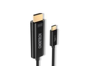 CHOETECH 6ft USB C to HDMI Cable 4K 60Hz Thunderbolt 3 Compatible iPad Pro 2018, 2018/2017/2016 MacBook Pro,2017/2016/2015 MacBook, Dell XPS 15 13, Galaxy Note 9/S9/S9 Plus/Note 8/S8/S8 Plus Black CHOETECH 6ft USB C to HDMI Cable 4K 60Hz Thunderbolt 3 Compatible iPad Pro 2018, 2018/2017/2016 MacBook Pro,2017/2016/2015 MacBook, Dell XPS 15 13, Galaxy Note 9/S9/S9 Plus/Note 8/S8/S8 Plus Black