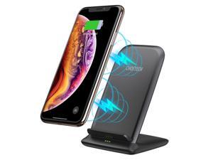 CHOETECH 7.5W iPhone Wireless Charger - Fast Wireless Charging Holder - For iPhone Xr Xs Max X 8 Plus - 10W Quick Charge for Samsung Note 9 S9 S9 Plus Note 8 S8 S8 Plus S7 Edge S6 Edge+ Note 5 - Black CHOETECH 7.5W iPhone Wireless Charger - Fast Wireless Charging Holder - For iPhone Xr Xs Max X 8 Plus - 10W Quick Charge for Samsung Note 9 S9 S9 Plus Note 8 S8 S8 Plus S7 Edge S6 Edge+ Note 5 - Black