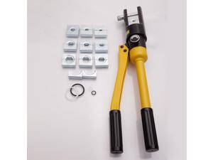 16 Ton Hydraulic Wire Terminal Crimper Battery Cable Lug Crimping Tool w/11 Dies 16 Ton Hydraulic Wire Terminal Crimper Battery Cable Lug Crimping Tool w/11 Dies