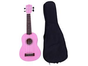 New Garry UK-101 21" Rosewood Fingerboard Basswood Soprano Ukulele w/ Bag Pink New Garry UK-101 21" Rosewood Fingerboard Basswood Soprano Ukulele w/ Bag Pink