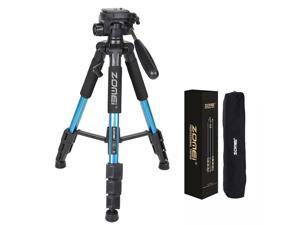 Adjustable Height ZOMEI Q111 55" Travel Tripod for Digital Camera or Camcorder Adjustable Height ZOMEI Q111 55" Travel Tripod for Digital Camera or Camcorder
