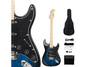 New ISIN Beginner Dark Blue Electric Guitar Kit with Amp & Accessories New ISIN Beginner Dark Blue Electric Guitar Kit with Amp & Accessories