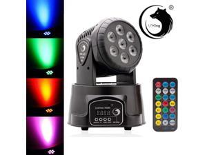 7 LED RGB DJ Club Disco Party 70W DMX512 Moving Head Light Stage Lighting Xmas 7 LED RGB DJ Club Disco Party 70W DMX512 Moving Head Light Stage Lighting Xmas
