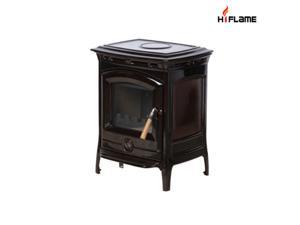 HiFlame Equus Cast Iron EPA Wood Burning Stove HF905UC with Brown Enamel HiFlame Equus Cast Iron EPA Wood Burning Stove HF905UC with Brown Enamel