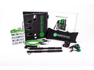 BodyBoss Portable Gym 2.0 - The World's 1st Home Gym You Can Take Anywhere - Green, Full Bundle Package BodyBoss Portable Gym 2.0 - The World's 1st Home Gym You Can Take Anywhere - Green, Full Bundle Package