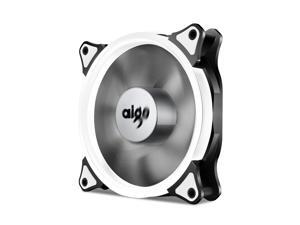 AigoDIY 12cm 120mm Computer PC Cooling Case Fan with LED Halo Ring, 3-pin/LP4, Anti-Vibration Pads AigoDIY 12cm 120mm Computer PC Cooling Case Fan with LED Halo Ring, 3-pin/LP4, Anti-Vibration Pads