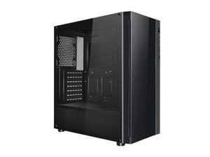 Aigo ATX Mid Tower Acrylic Panel Gaming Computer PC Case Black Desktop Shell USB 3.0 Port (Black Technology) Aigo ATX Mid Tower Acrylic Panel Gaming Computer PC Case Black Desktop Shell USB 3.0 Port (Black Technology)