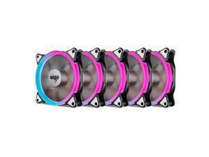 darkFlash Aurora C5 Kit Case Fan 5 Pack RGB LED 120mm High Performance High Airflow Adjustable colorful PC CPU Computer Case Cooler with Controller darkFlash Aurora C5 Kit Case Fan 5 Pack RGB LED 120mm High Performance High Airflow Adjustable colorful PC CPU Computer Case Cooler with Controller