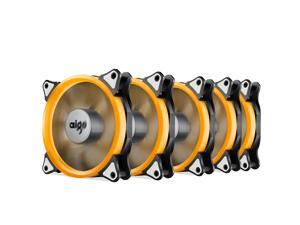 Aigo Case Fan, LED 120mm 4pin+3pin PC Computer Fan Quiet Edition Silent Cooler LED Ring Fan for PC Cases, CPU ... Aigo Case Fan, LED 120mm 4pin+3pin PC Computer Fan Quiet Edition Silent Cooler LED Ring Fan for PC Cases, CPU ...
