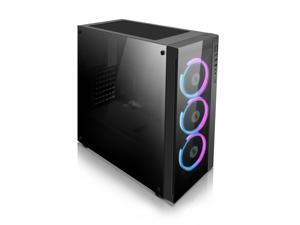 Aigo Black Technology ATX Mid Tower Acrylic Panel Gaming Computer PC Case Black Desktop Shell USB 3.0 Port With C3 Kit Aigo Black Technology ATX Mid Tower Acrylic Panel Gaming Computer PC Case Black Desktop Shell USB 3.0 Port With C3 Kit