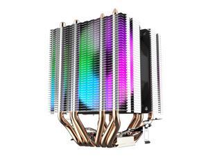darkFlash L6 CPU Air Cooler Cooling Dual Tower 6 Heat Pipes Twin-tower Heatsink with 90mm LED Fans darkFlash L6 CPU Air Cooler Cooling Dual Tower 6 Heat Pipes Twin-tower Heatsink with 90mm LED Fans