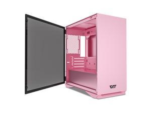 darkFlash Micro ATX Mini ITX Tower MicroATX Computer Case with Door Opening Tempered Glass Side Panel (DLM22 Pink) darkFlash Micro ATX Mini ITX Tower MicroATX Computer Case with Door Opening Tempered Glass Side Panel (DLM22 Pink)