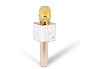 TOSING 04 Portable Wireless Karaoke Microphone Bluetooth Speaker 3-in-1 KTV Player for iOS/Android Smartphone/Tablet Handheld Singing & Recording Valentines Day Gift (Gold) TOSING 04 Portable Wireless Karaoke Microphone Bluetooth Speaker 3-in-1 KTV Player for iOS/Android Smartphone/Tablet Handheld Singing & Recording Valentines Day Gift (Gold)