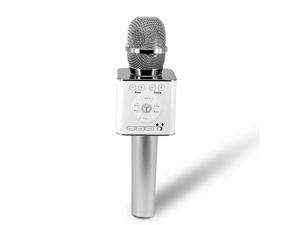 TOSING 04 Portable Wireless Karaoke Microphone Bluetooth Speaker 2-in-1 KTV Player for iOS/Android Smartphone/Tablet Handheld Singing & Recording Valentines Day Gift (Silver) TOSING 04 Portable Wireless Karaoke Microphone Bluetooth Speaker 2-in-1 KTV Player for iOS/Android Smartphone/Tablet Handheld Singing & Recording Valentines Day Gift (Silver)