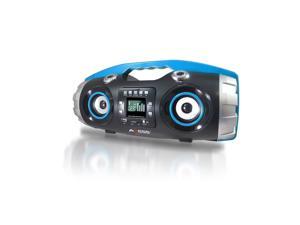 Axess Heavy Bass Portable Bazooka Bluetooth Boombox Speaker USB CD FM MP3 RED Axess Heavy Bass Portable Bazooka Bluetooth Boombox Speaker USB CD FM MP3 RED