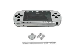 Silver Full Housing Repair Mod Case + Buttons Replacement for Sony PSP 1000 Console Silver Full Housing Repair Mod Case + Buttons Replacement for Sony PSP 1000 Console