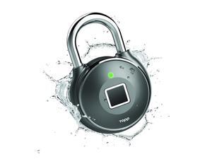 Tapplock One Plus Smart Fingerprint Scanning Rechargeable Padlock - Gun Metal, TL203AGM Tapplock One Plus Smart Fingerprint Scanning Rechargeable Padlock - Gun Metal, TL203AGM
