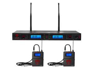 Nady 2W-1KU GT Dual True Diversity 1000-Channel Professional UHF Wireless System with 2 Guitar/Instrument Bodypacks – Autoscan – Automatic Transmitter Pairing – All Metal Construction Nady 2W-1KU GT Dual True Diversity 1000-Channel Professional UHF Wireless System with 2 Guitar/Instrument Bodypacks – Autoscan – Automatic Transmitter Pairing – All Metal Construction
