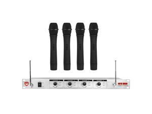 Nady 401X QUAD Wireless 4-Channel Handheld Microphone System with 4 Handheld Transmitters Nady 401X QUAD Wireless 4-Channel Handheld Microphone System with 4 Handheld Transmitters