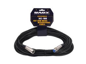 Nady XC-100 - 100' XLR-XLR microphone cable, Ideal for home studio , live performance or for connecting power speakers together Nady XC-100 - 100' XLR-XLR microphone cable, Ideal for home studio , live performance or for connecting power speakers together