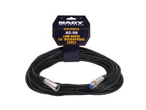 Nady XC-50 - 50' XLR-XLR microphone cable, Ideal for home studio , live performance or for connecting power speakers together Nady XC-50 - 50' XLR-XLR microphone cable, Ideal for home studio , live performance or for connecting power speakers together